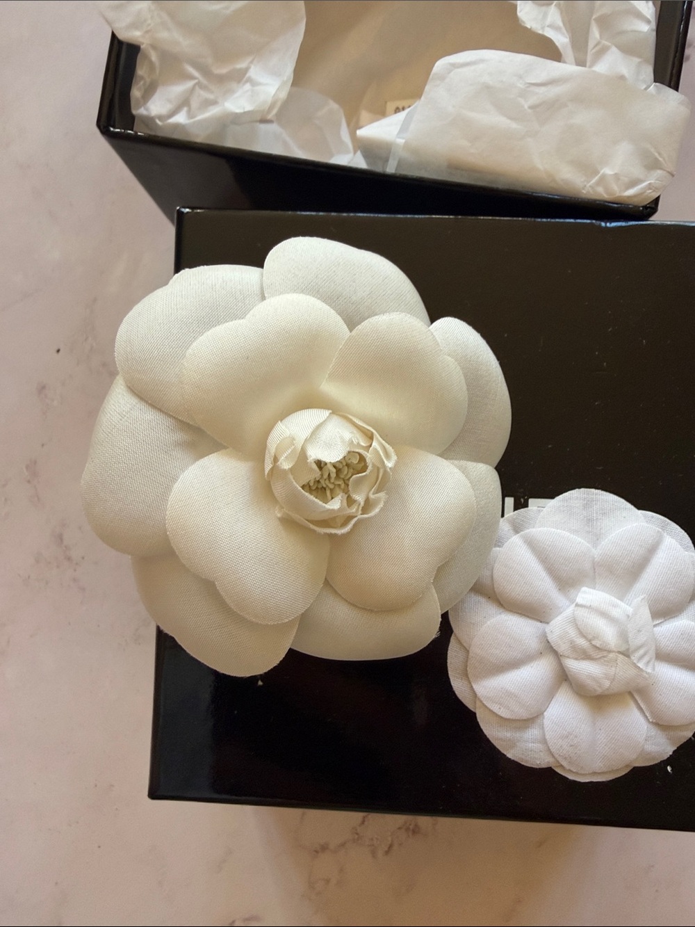 Vintage brand new never used CHANEL flower pin accessory.
